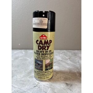 Vtg Kiwi Camp Dry Heavy Duty Water Repellent 12oz Silicone Spray for Tents Etc